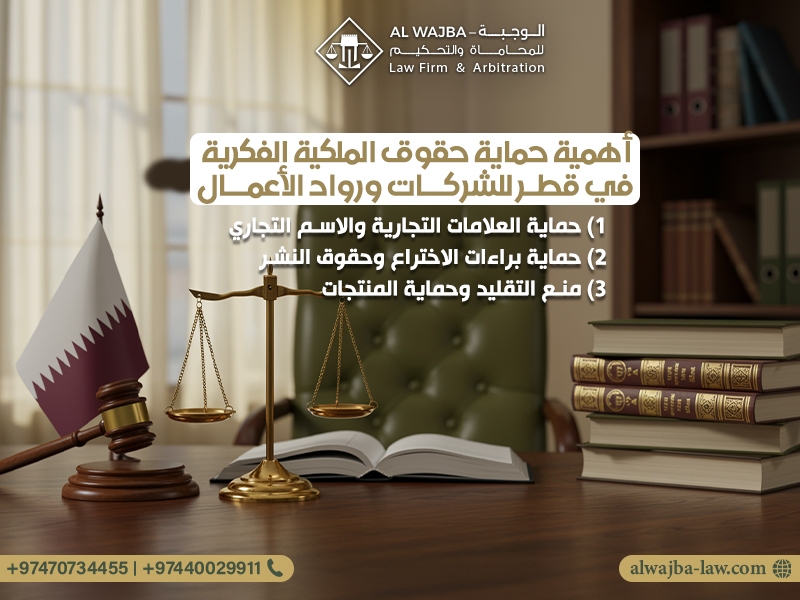 أهمية حماية حقوق الملكية الفكرية في قطر للشركات ورواد الأعمال