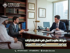 صياغة عقود العمل في قطر باحتراف مع محامي متخصص
