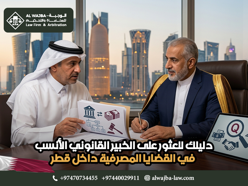 دليلك للعثور على الخبير القانوني الأنسب في القضايا المصرفية داخل قطر